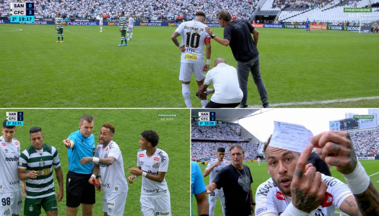 Diễn biến Neymar bị thay nhầm bắt đầu ở phút 68